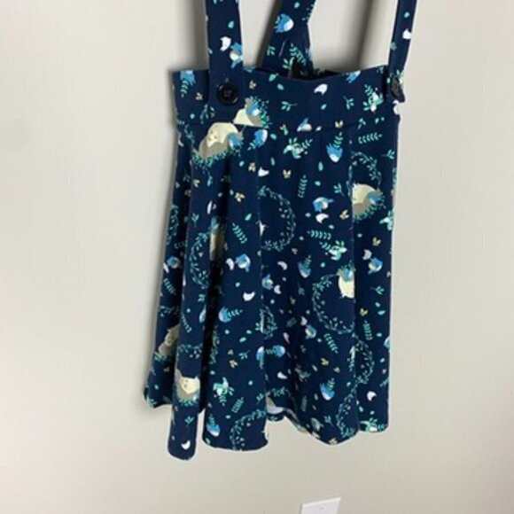 Hot Topic My Neighbor Tortoro Suspender Skirt Womens Small Blue NWT - Picture 3 of 11
